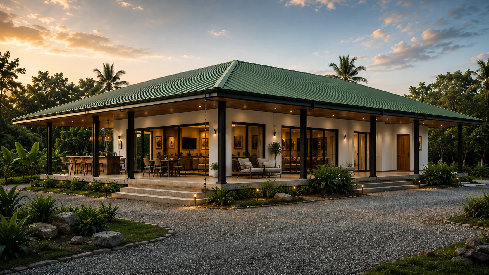 Residencia tropical de Scott y Jackie Taylor